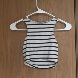 Striped crop top